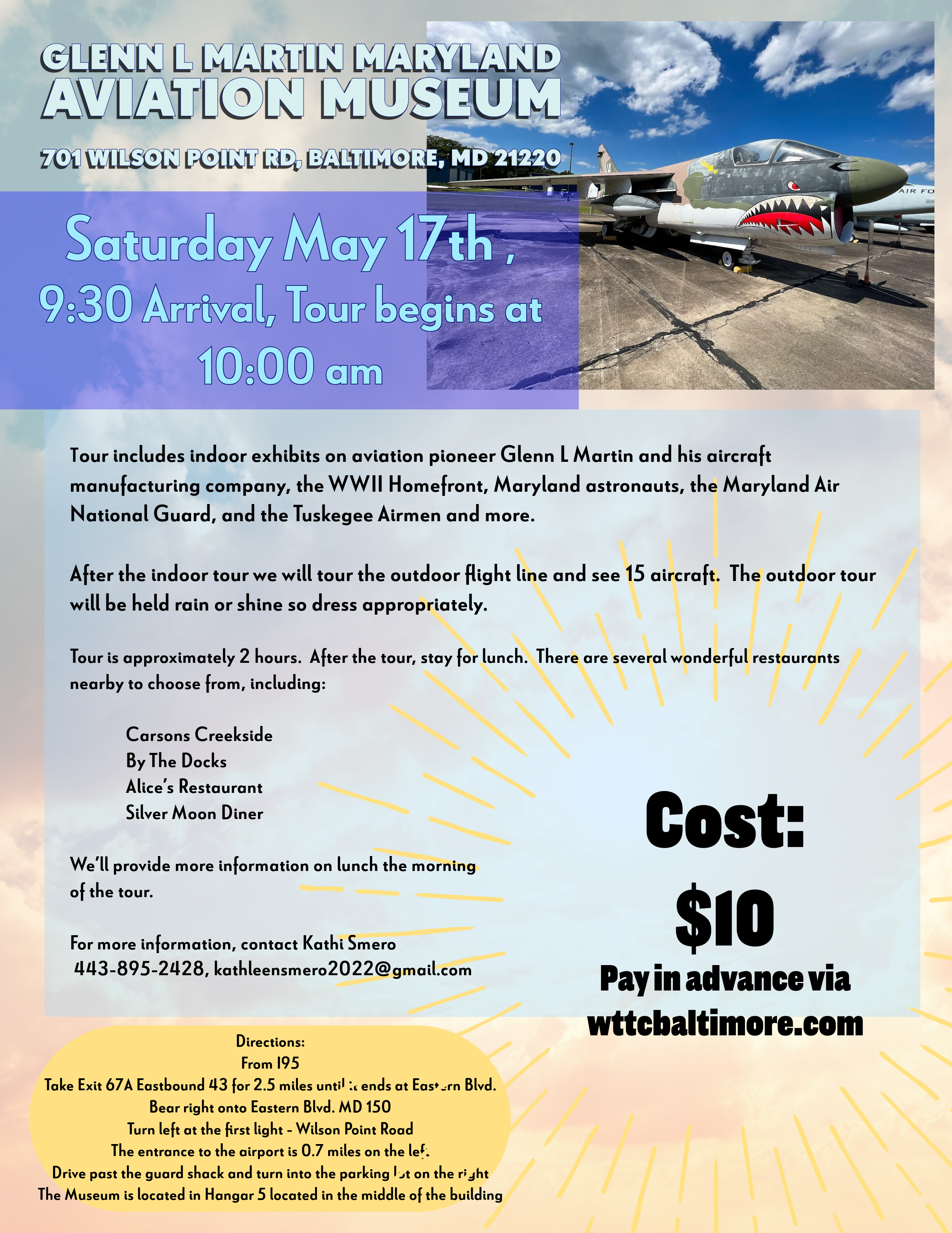 MARTIN AVIATION MUSEUM TOUR-1